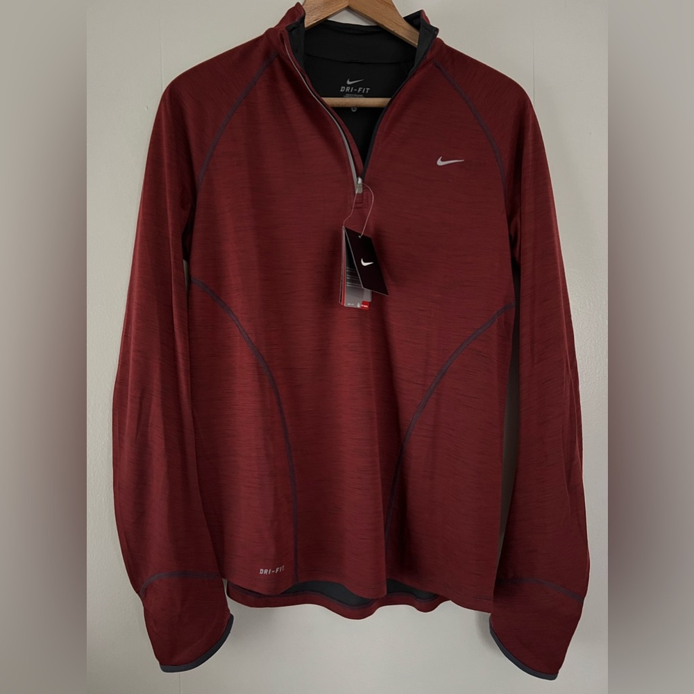 Nike Dri-Fit Long Sleeve Quarter-Zip Running Top